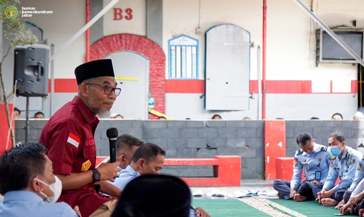 ”GERBANG TRANSISI” Di Lapas Sukabumi, Kakanwil Kemenkumham Jabar Dampingi Irjen Razilu