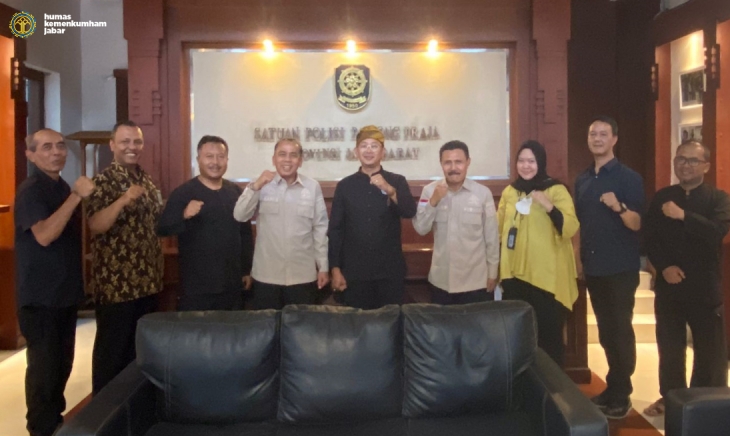 Bahas Seputar PPNS di Provinsi Jawa Barat, Kemenkumham Jabar Sambangi Satpol PP Jabar