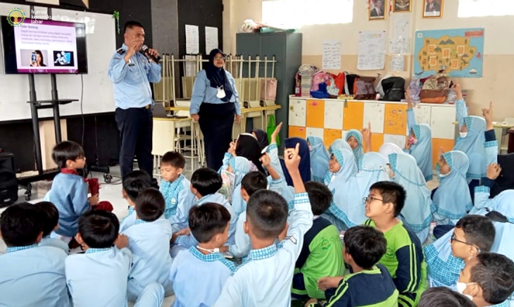 Cegah Dini Bibit Perundungan, Kanwil Kemenkumham Jabar Laksanakan Penyuluhan Hukum di SD itQan Islamic School