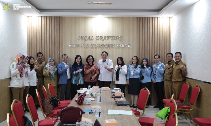 Kanwil Kemenkumham Jabar bekerjasama dengan Pansus 41 DPRD Kota Bekasi dalam Perancangan Peraturan Daerah Pengelolaan Satu Data dan PUG
