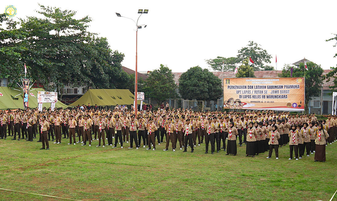 Kakanwil Kemenkumham Jabar : “Melalui Latihan Gabungan Pramuka WBP Bisa Berikan Kontribusi Berdampak dan Bekal di Masyarakat”