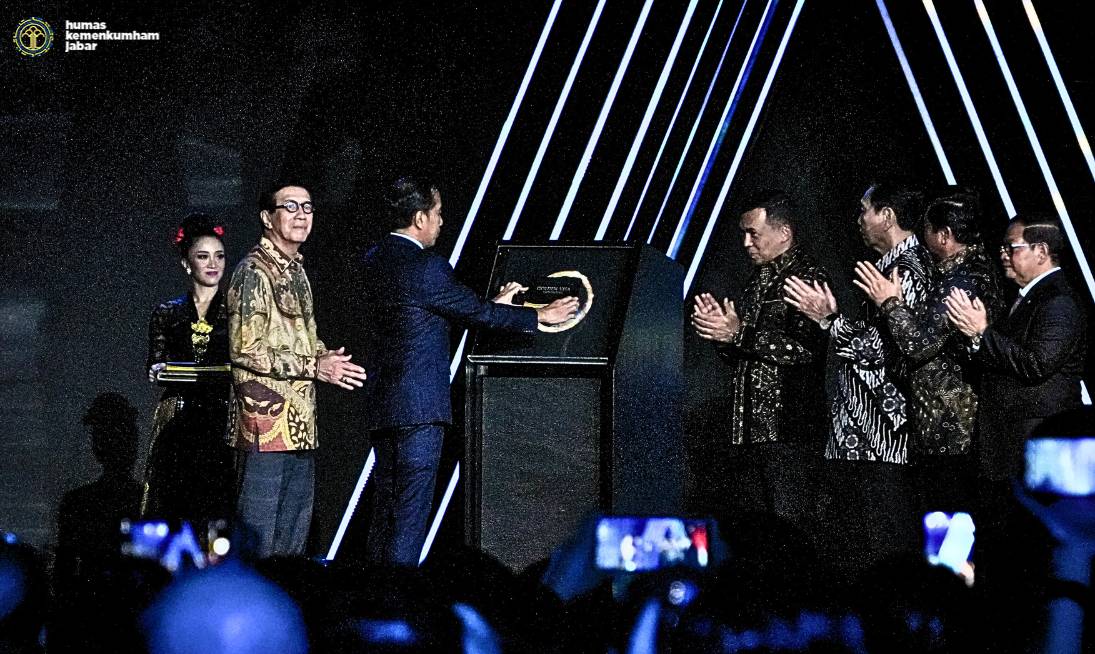 Kakanwil Kemenkumham Jabar (Masjuno) Hadiri Launching Golden Visa Oleh Presiden dan Menkumham RI