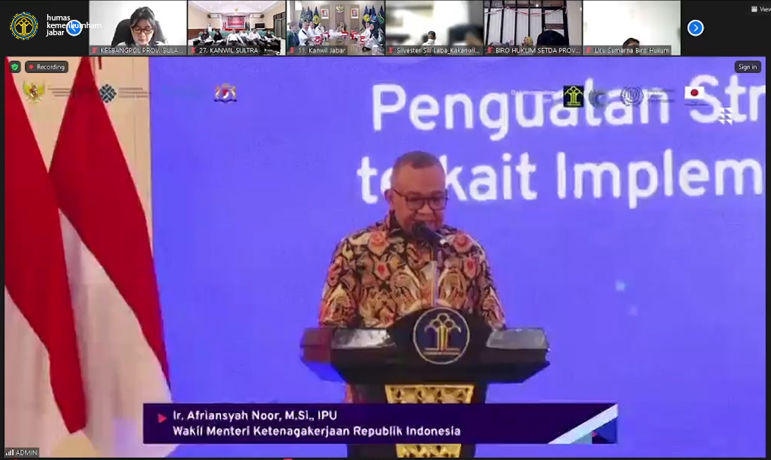 Kantor Wilayah Kementerian Hukum dan HAM Jawa Barat Hadiri Pembukaan Seminar Nasional Bisnis dan HAM