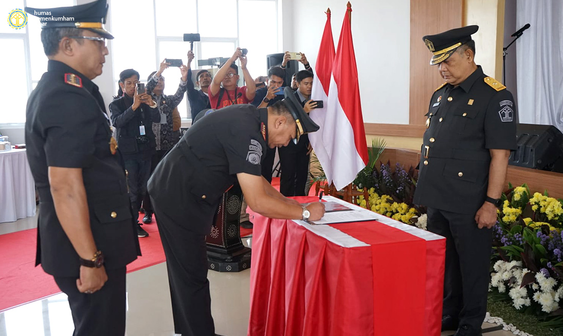 Kalapas Bogor Resmi Berganti, KadivPas Kemenkumham Jabar Sampaikan Pesan Penting