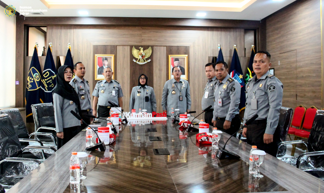 Kemenkumham Jabar Ikuti Pelantikan Pimti Madya dan Fungsional Ahli Utama di Lingkungan Kementerian Hukum dan HAM RI