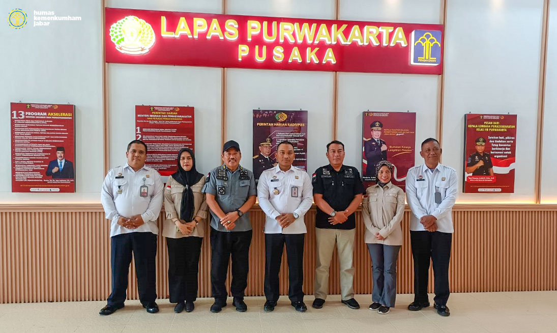 Kemenkumham Jabar Laksanakan Pendampingan Penguatan Evaluasi Hasil SPKP dan SPAK Lapas Kelas IIB Purwakarta